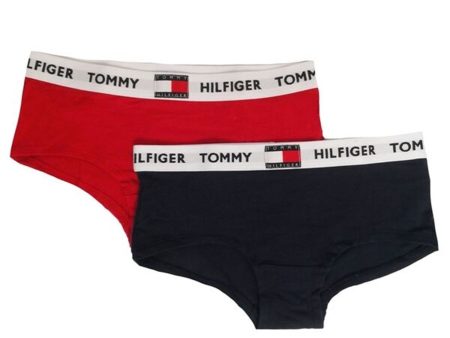 Tommy Hilfiger Shorty Navy Blazer Tango Red Sale