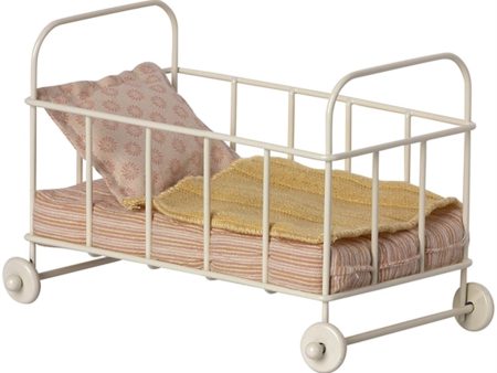 Maileg Micro Rose Baby Cot For Discount