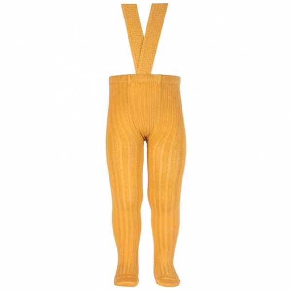 Cóndor Strumpbyxor Rib Mustard Online Sale