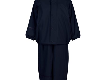 CeLaVi Regnställ Solid Fleece Navy Online Sale