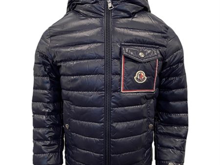 Moncler Navy Parvon Giubbotto Jacka Online now