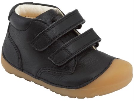 Bundgaard Lära-Gå-Skor Petit Kardborre Black Gum Fashion