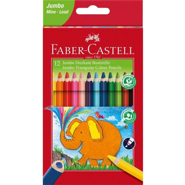 Faber Castell Jumbo Colour Pencils Online Hot Sale