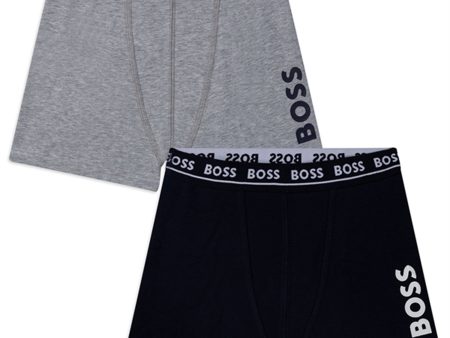 Hugo Boss Boxershorts 2-pack Navy Online Hot Sale