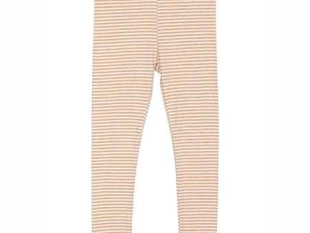 Serendipity Desert Offwhite Stripe Leggings For Cheap