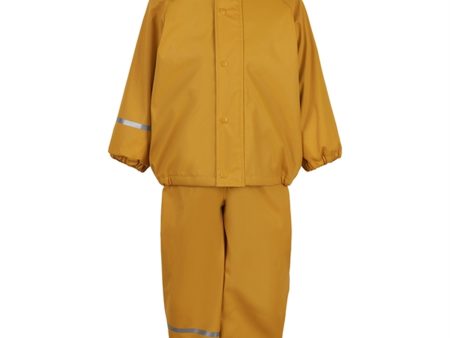 CeLaVi Regnställ Solid Fleece Mineral Yellow Discount