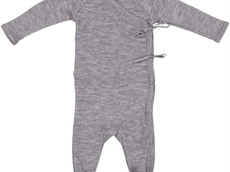 MarMar New Born Wool Rib Grey Melange Rubetta Body Discount