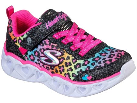 Skechers S-Lights Heart Lights Sneakers Love Match Black Multi For Sale