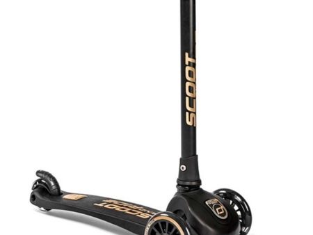 Scoot and Ride Highway Kick 3 LED Black Gold Supply