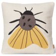 Ferm Living Forest Embroidered Pude Moth Sale