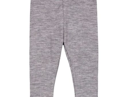 MarMar Wool Pointelle Grey Melange Leggings Cheap