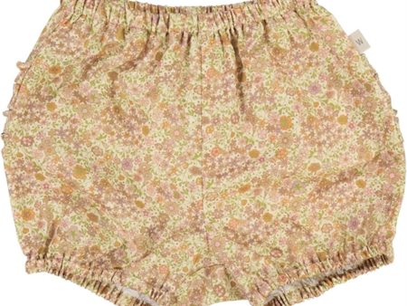 Wheat Moonlight Flowers Ruffles Bloomers Fashion