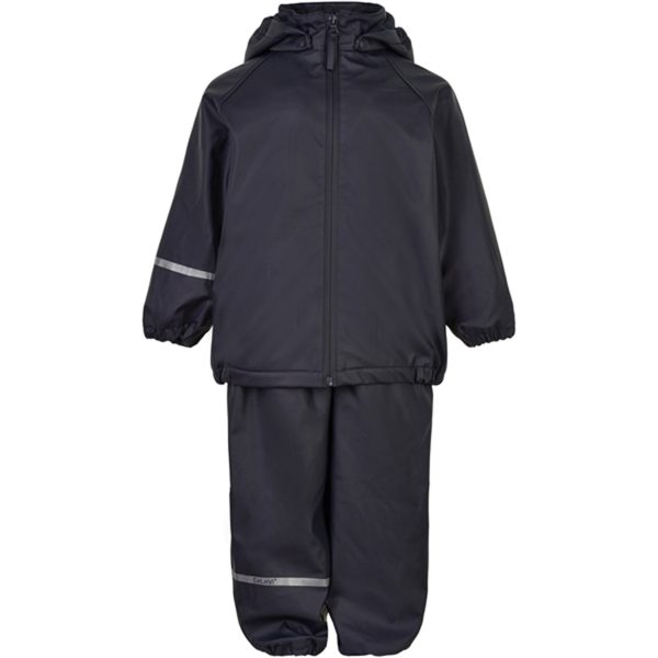 CeLaVi Regnställ m. Fleece Dark Navy Hot on Sale