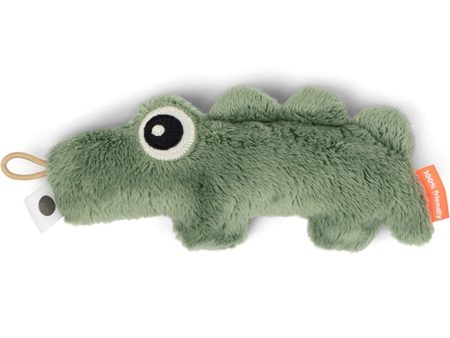 Done by Deer Tiny Sensory Rattle Croco Green For Cheap