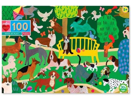 Eeboo Puzzle 100 Pieces - Dog at Play Sale