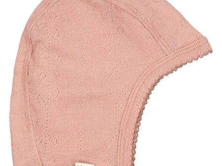 MarMar Wool Pointelle Burnt Rose Mössa Online now