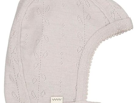 MarMar Wool Pointelle Soft Dove Mössa Online Sale