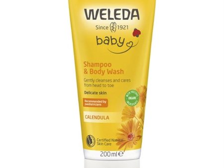 Weleda Calendula Shampoo & Body Wash 200 ml Online Sale