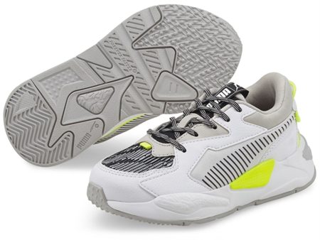 Puma RS-Z Visual Effects White Black Yellow Alert Discount