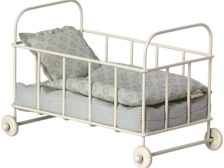 Maileg Micro Blue Baby Cot Online Hot Sale