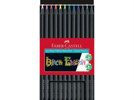 Faber Castell Black Edition 12 Färgblyerts Hot on Sale