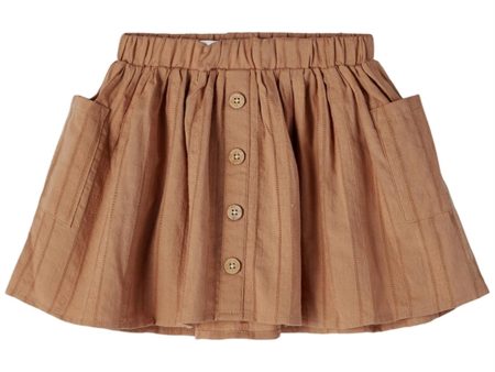 Lil  Atelier Mocha Mousse Hunja Nederdel For Discount