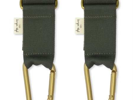 Konges Sløjd Stroller Straps Moss Grey For Sale