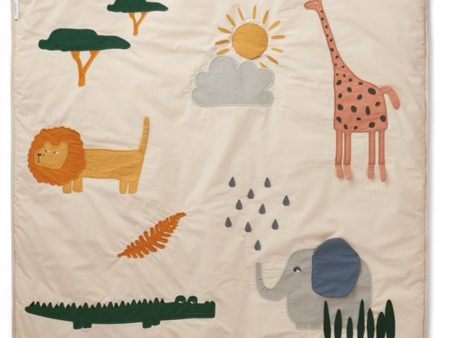 Liewood Glenn Activity Rug Safari Sandy Mix Hot on Sale