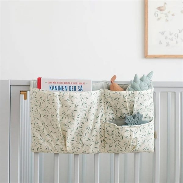 Cam Cam Copenhagen Bed Pockets Green Leaves Online now