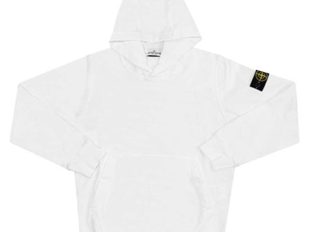 Stone Island Junior Hoodie White Cheap