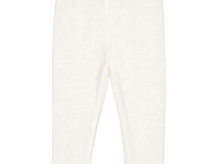 MarMar Wool Pointelle Natural Leggings Online now