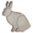 Konges Sløjd Bunny Skål Silikone Warm Grey Hot on Sale