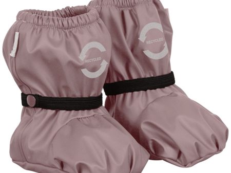 Mikk-Line Rain Footies m. Fleece Adobe Rose Cheap