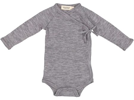 MarMar New Born Wool Rib Grey Melange Belita Body on Sale