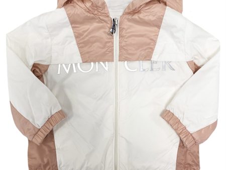 Moncler Arilas Giubbotto Jakke White Rose Cheap