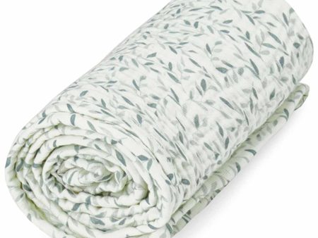 Cam Cam Copenhagen Baby Muslin Blanket Green Leaves Supply