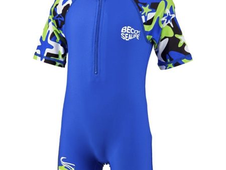 BECO Sealife Rashhguard Zip Dragt Blå Sale