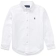 Polo Ralph Lauren Boy Slim Fit Skjorta White For Cheap