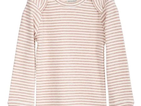 Serendipity Clay Offwhite Rib Baby Tee Stripe Bluse Sale