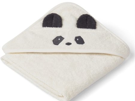 Liewood Albert Hooded Towel Panda Creme De La Creme Sale