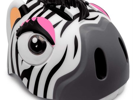 Crazy Safety Zebra Cykelhjälm Black White Supply