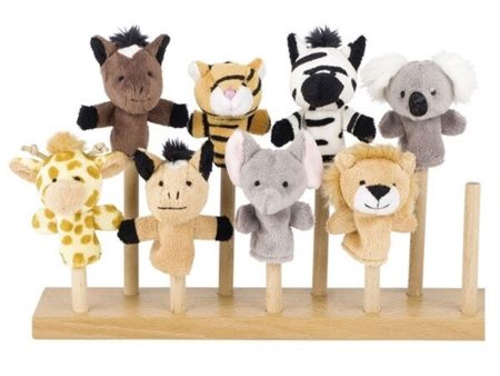 Goki Fingerpuppet set Wild Animals For Sale