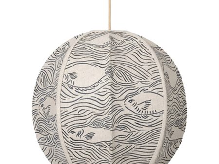 Ferm Living Lampskärm Stream Embroidered Textile For Discount