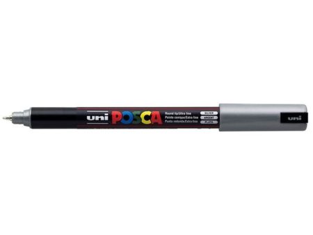 Posca Uni Marker PC-1MR Silver For Sale