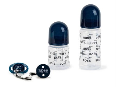 Hugo Boss Napp & Nappflaskar set Navy Online Hot Sale