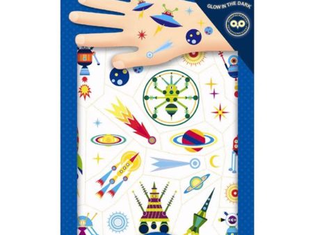 Djeco Tattoos Space Glow in the Dark Online Hot Sale