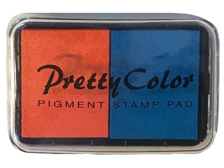 Goki Pigment Stamp Pad Orange Blue For Discount