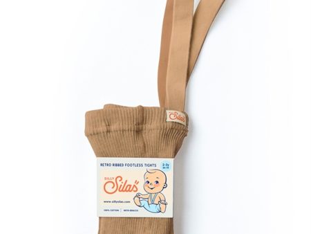 Silly Silas Footless Tights Light Brown Online