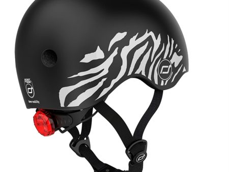 Scoot and Ride Lifestyle Cykelhjälm Zebra Supply