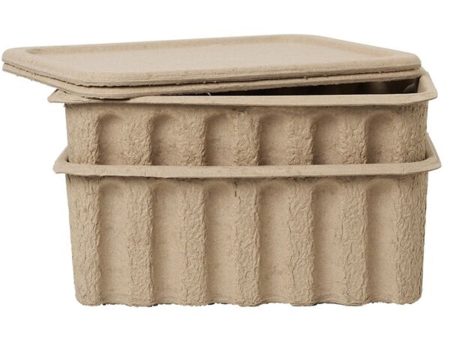 Ferm Living Paper Pulp Box Large 2 stk. Online Hot Sale